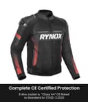 Rynox Apex Evo Riding Jacket CE Certified Class AA 16