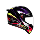 AGV K1 S HELMET - FASTLAP BLACK/PURPLE/PINK (ISI & ECE2206) 4