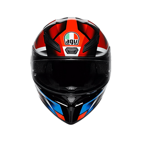 AGV K1 S HELMET - FASTLAP BLACK/RED/BLUE (ISI & ECE2206)