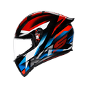 AGV K1 S HELMET - FASTLAP BLACK/RED/BLUE (ISI & ECE2206) 2