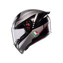 AGV K1 S HELMET - LAP MATT BLACK/GREY/RED (ISI & ECE2206) 3