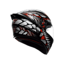 AGV K1 S HELMET - LYZARD BLACK/GREY/RED (ISI & ECE2206) 7