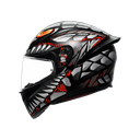 AGV K1 S HELMET - LYZARD BLACK/GREY/RED (ISI & ECE2206) 2