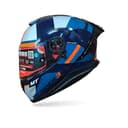 Thunder 3 Sv Pro Arual C7 - Motorcycle Riding Helmet (Gloss Blue/Black) 4
