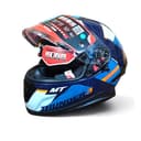 Thunder 3 Sv Pro Arual C7 - Motorcycle Riding Helmet (Gloss Blue/Black) 3
