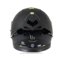 Hummer Solid A1-Motorcycle Riding Helmet (Gloss Black/Red) 4
