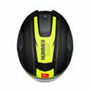 Hummer Shine B3 - Motorcycle Riding Helmet (Gloss Black/Fluor Yellow) 2