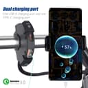 Aqua motorcycle Handlebar 30w USB plus C pin CHARGER 2