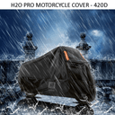 H2O PRO 420D Motorcycle Black Cover 4