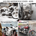 H2O PRO 420D Motorcycle Black Cover 5