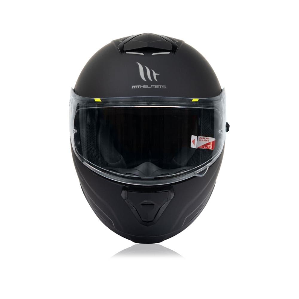 Hummer Solid A1-Motorcycle Riding Helmet (Gloss Black/Red)