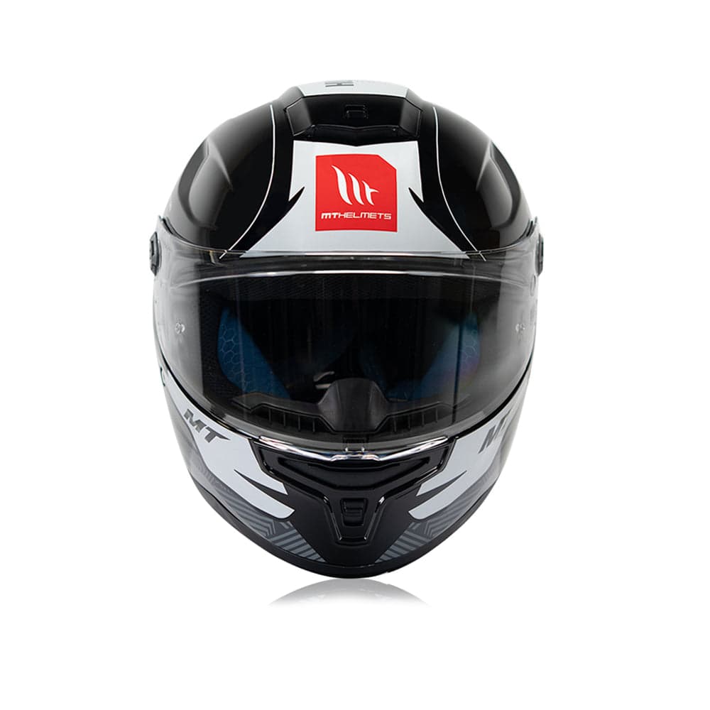 Hummer Shine B0 - Motorcycle Riding Helmet (Gloss Black/Grey)