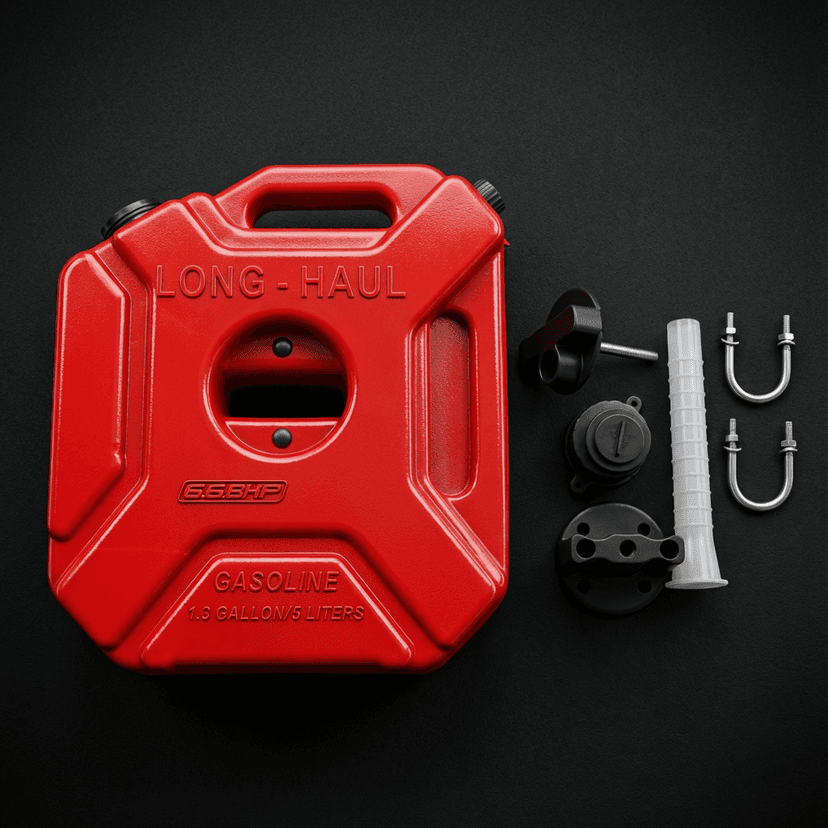 66BHP Jerry Can RED - with key barrel - single