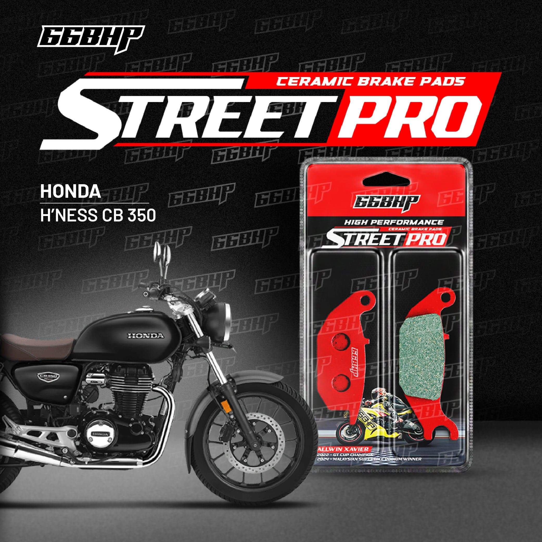 Honda CB 350 Highness Street Pro Semi Ceramic Brake Pads