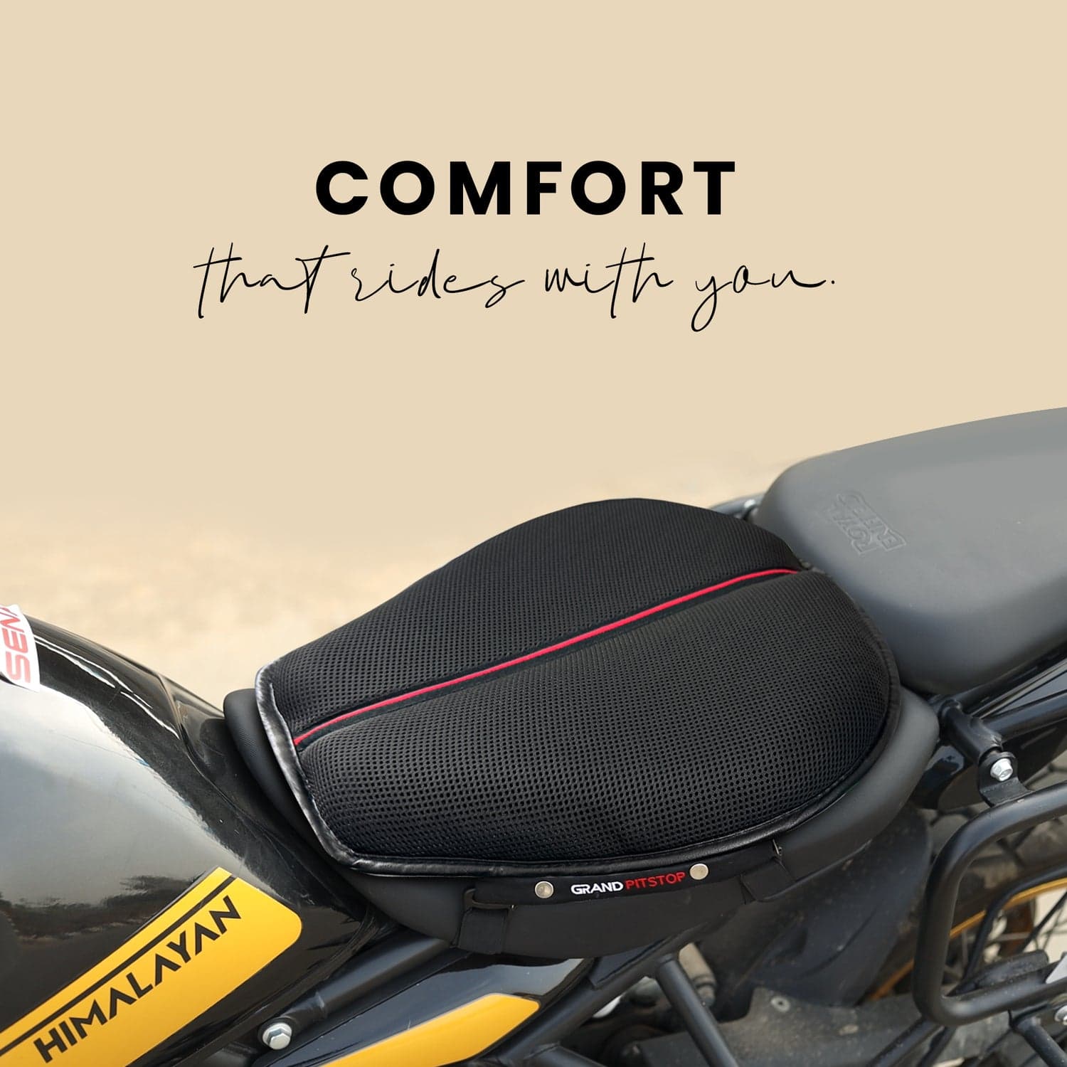 Motorcycle Honeycomb Gel Seat Cushion For Rider